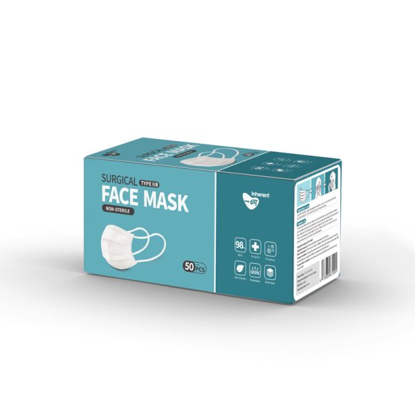 Disposable Fluid Resistant (Type IIR) Surgical Face Masks