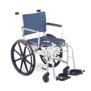 Self Propelled Folding Shower Commode